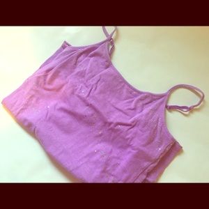 Purple Jeweled Tank Top